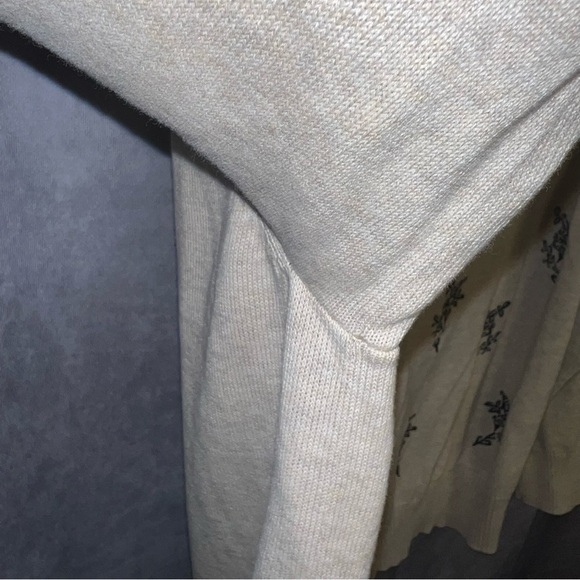 Sundance Oatmeal Embroidered Long Sleeve Button Up Boho Cardigan Sweater XXL - Picture 12 of 12